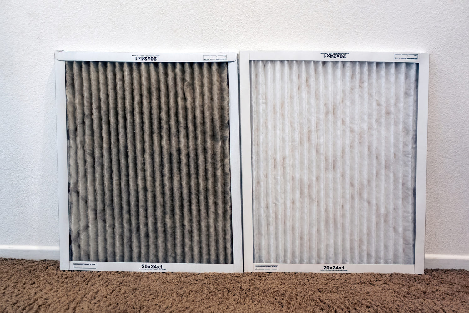 smutsigt och rent ftxfilter, vad kostar det att byta ventilationsfilter?