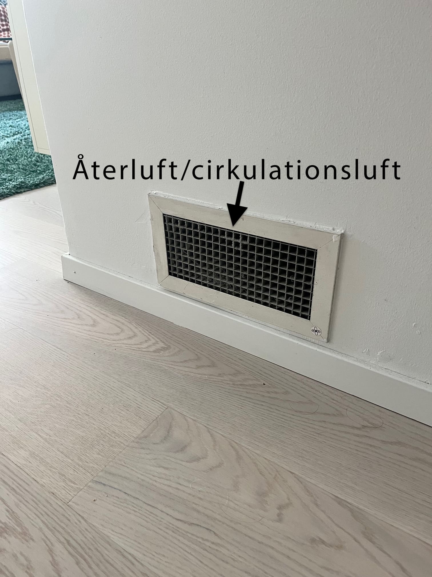 återcirkulationskanal till bahco ventilation luftvärme