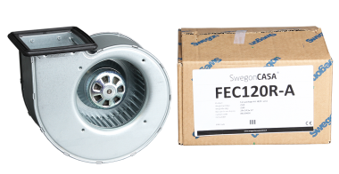 Fläktpaket R-serien, R-modell, till-/frånluft FEC120R-A