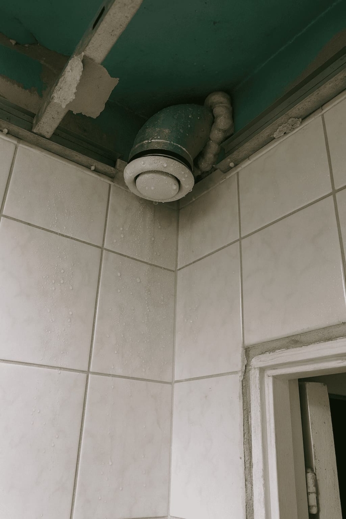 kondens utanpå rör och don kodens i ventilationsrör